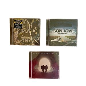 Lot 3 NEW Bon Jovi CD’s SEALED What About Now, Lost Highway, The Circle
